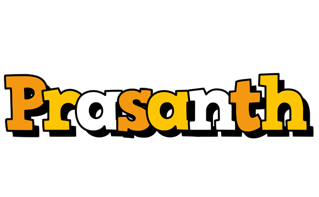 Prasanth cartoon logo