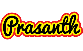 Prasanth flaming logo