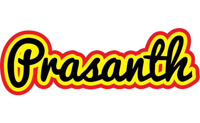 Prasanth flaming logo