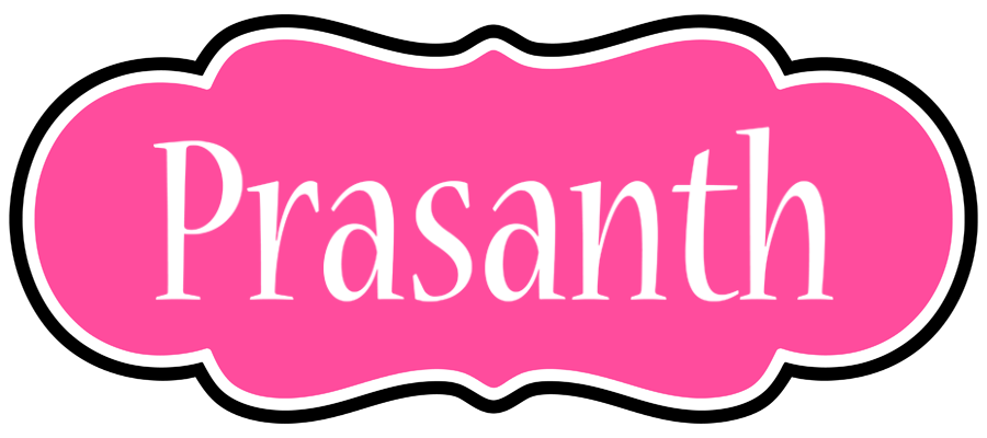 Prasanth invitation logo