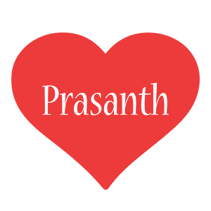 Prasanth love logo