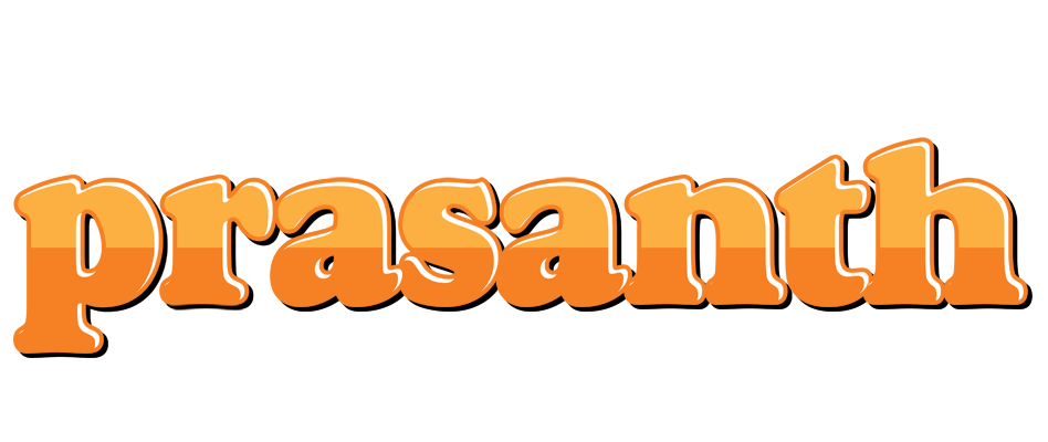 Prasanth orange logo