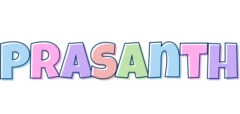 Prasanth pastel logo