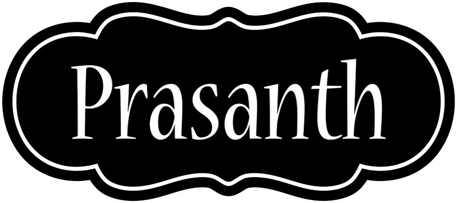 Prasanth welcome logo
