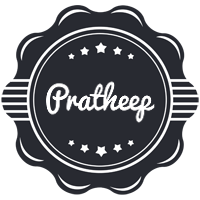 Pratheep badge logo