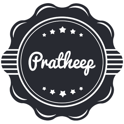 Pratheep badge logo