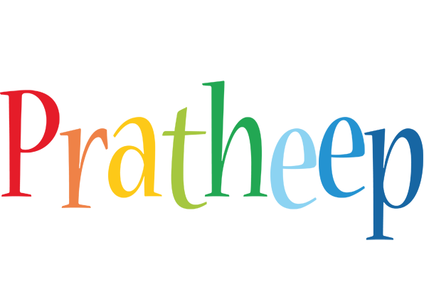 Pratheep birthday logo