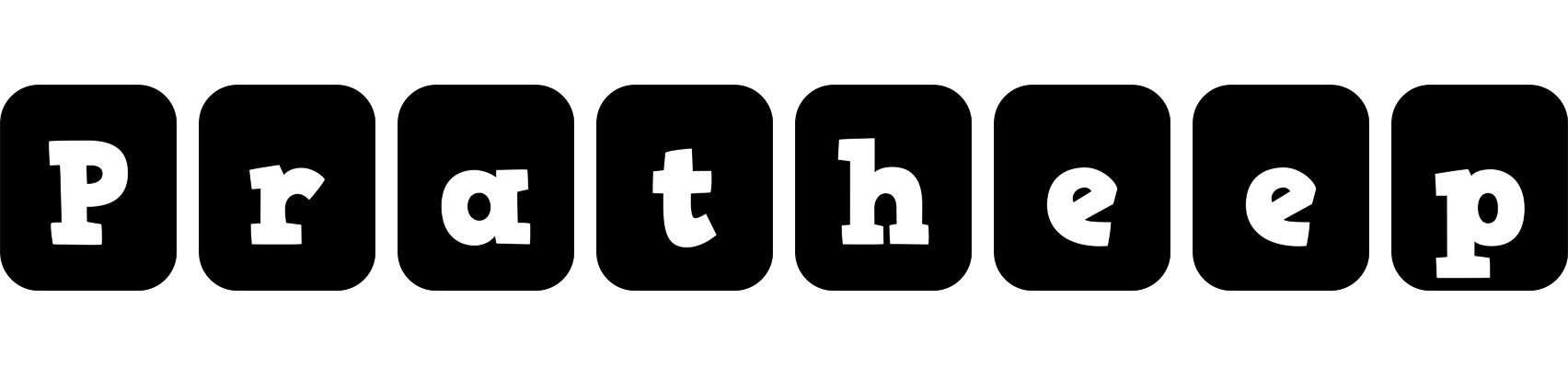 Pratheep box logo