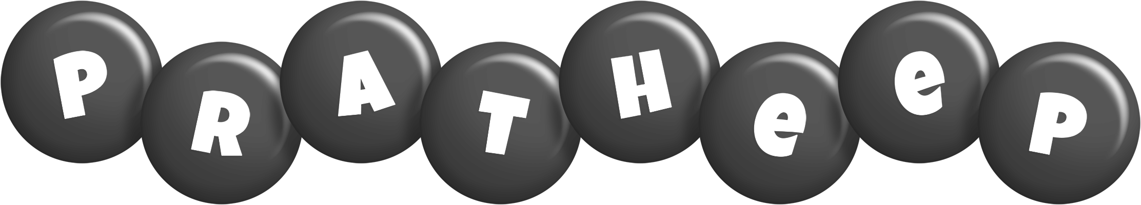 Pratheep candy-black logo