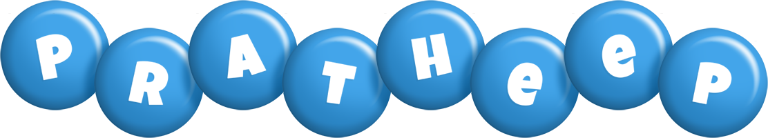Pratheep candy-blue logo
