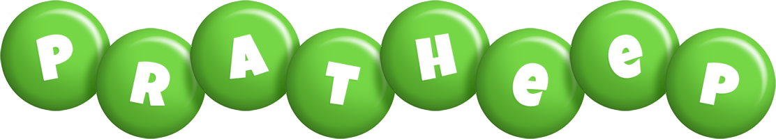 Pratheep candy-green logo