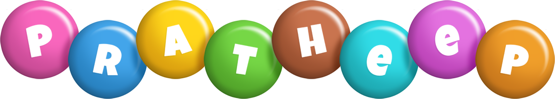 Pratheep candy logo