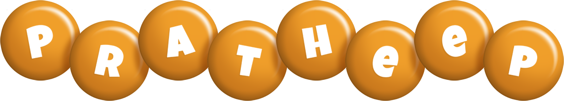 Pratheep candy-orange logo