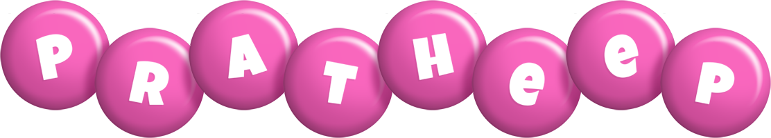 Pratheep candy-pink logo