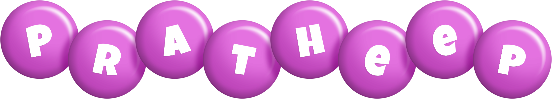 Pratheep candy-purple logo