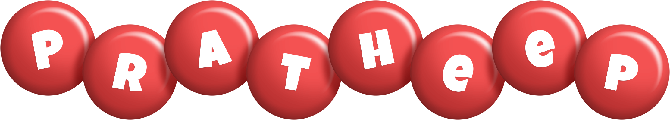 Pratheep candy-red logo