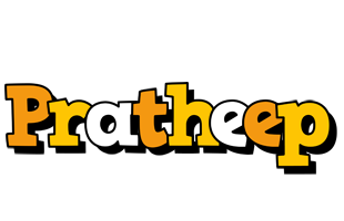 Pratheep cartoon logo