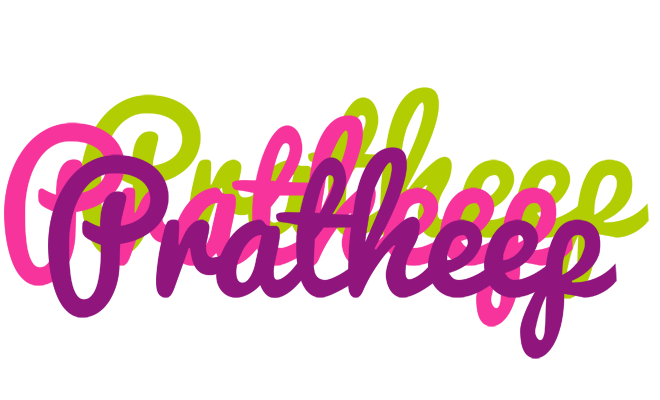 Pratheep flowers logo