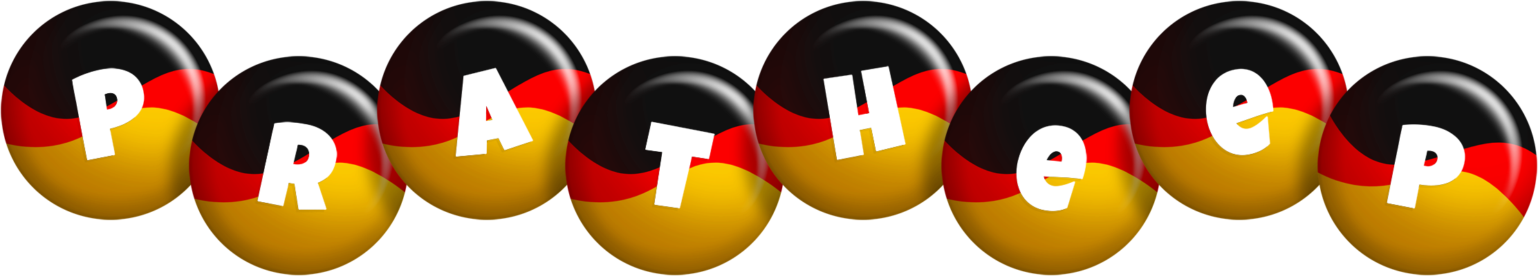 Pratheep german logo