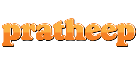 Pratheep orange logo