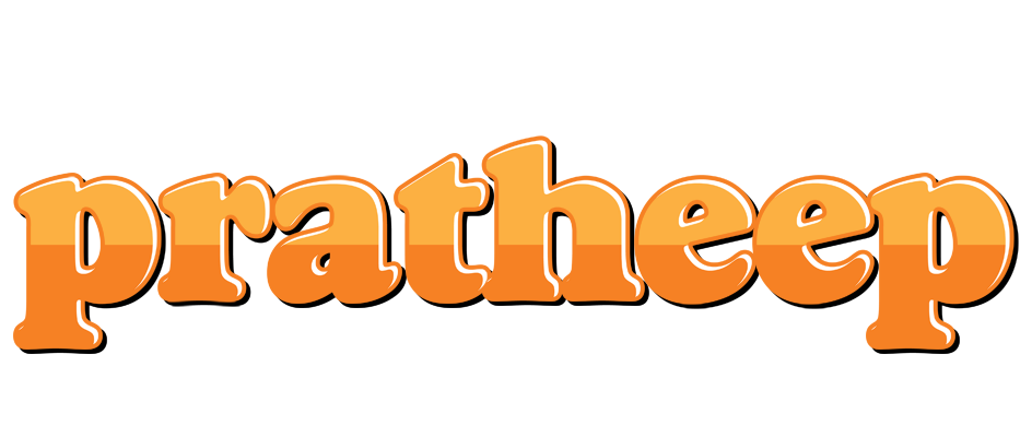 Pratheep orange logo