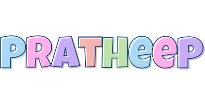 Pratheep pastel logo