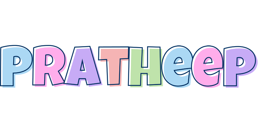 Pratheep pastel logo