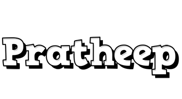 Pratheep snowing logo