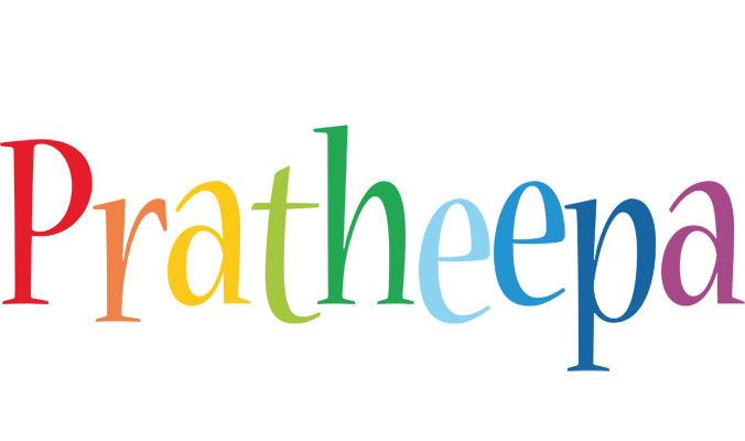Pratheepa birthday logo