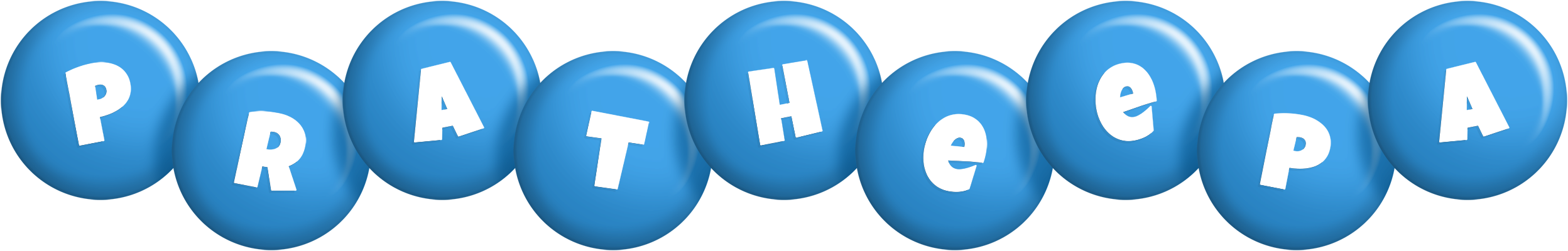 Pratheepa candy-blue logo