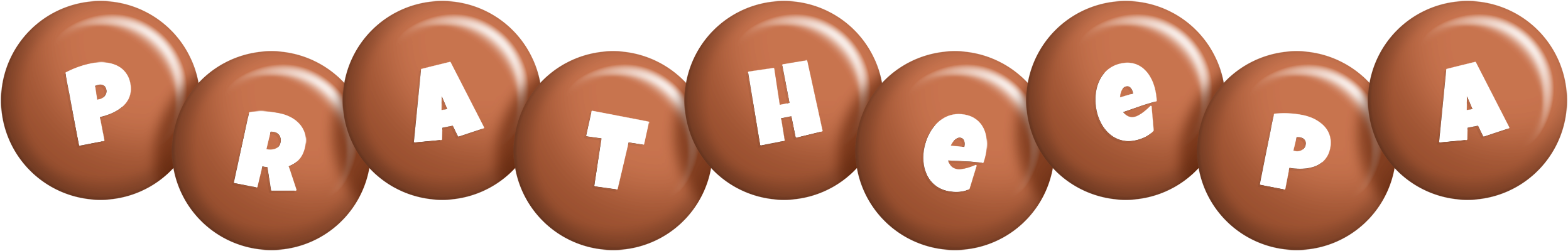 Pratheepa candy-brown logo