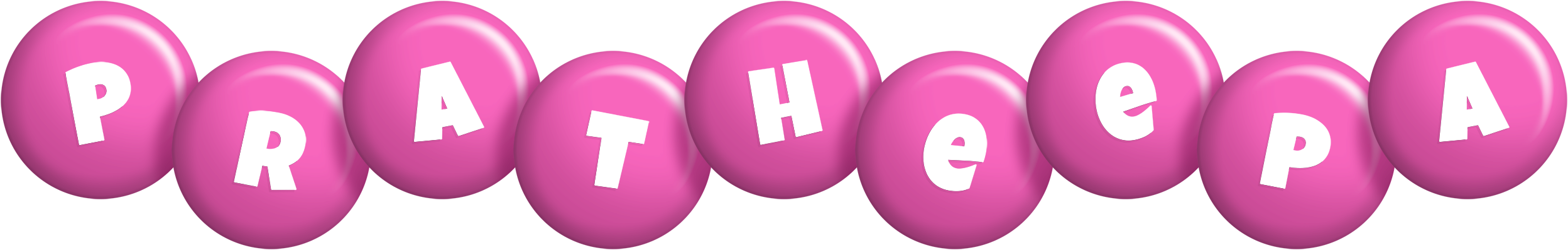 Pratheepa candy-pink logo