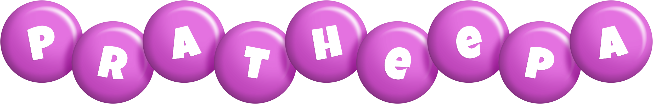 Pratheepa candy-purple logo