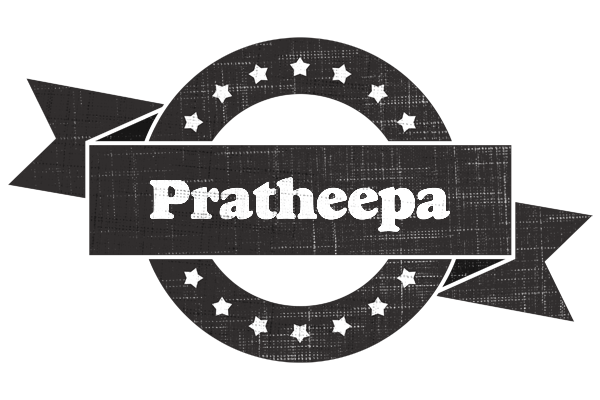 Pratheepa grunge logo