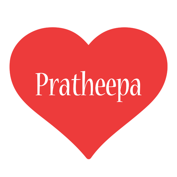 Pratheepa love logo