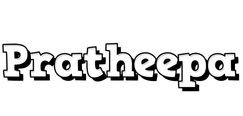Pratheepa snowing logo