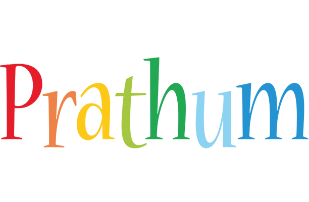 Prathum birthday logo