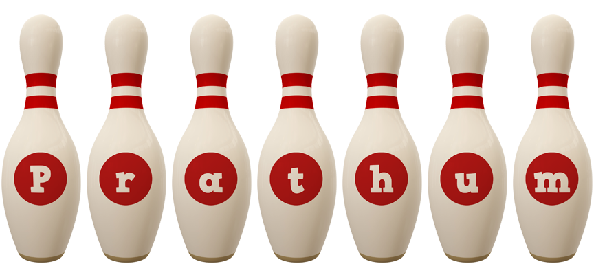 Prathum bowling-pin logo
