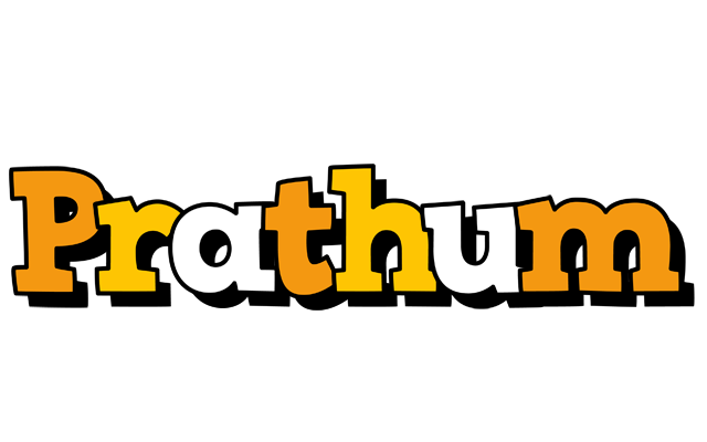 Prathum cartoon logo