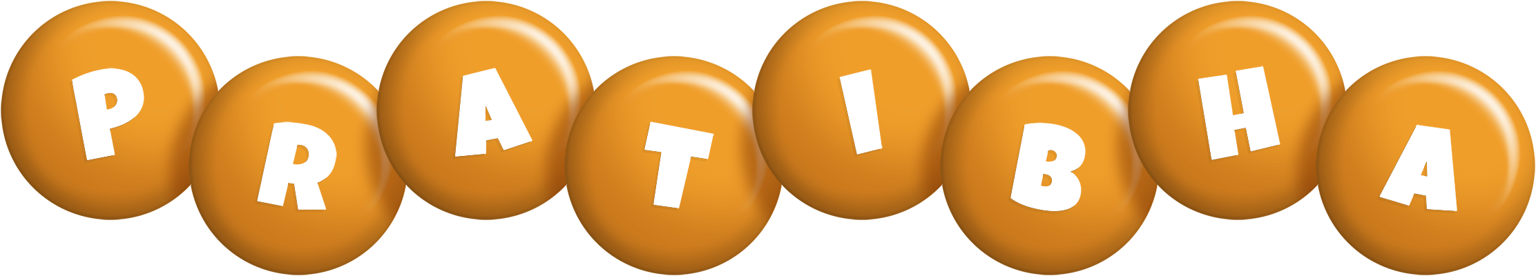 Pratibha candy-orange logo