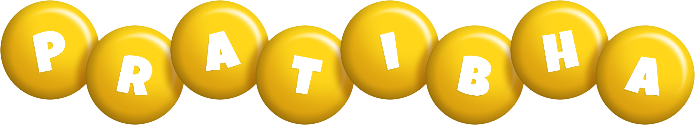 Pratibha candy-yellow logo