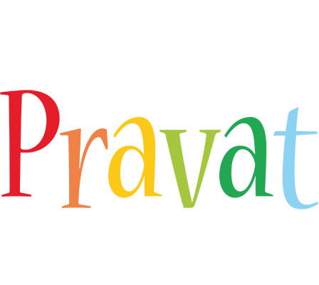 Pravat birthday logo