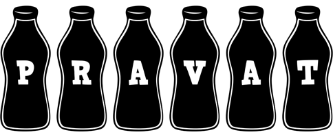 Pravat bottle logo