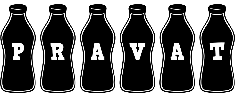 Pravat bottle logo
