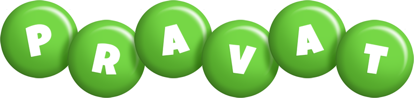 Pravat candy-green logo