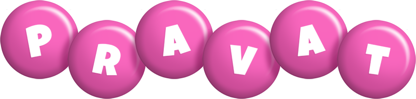 Pravat candy-pink logo