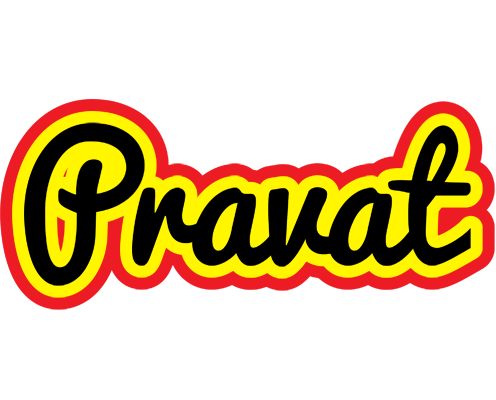 Pravat flaming logo