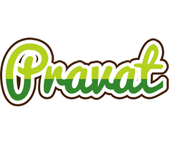 Pravat golfing logo