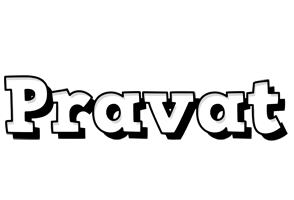 Pravat snowing logo