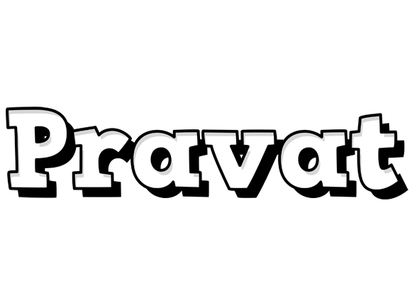 Pravat snowing logo